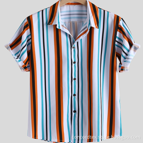 Mens striped casual shirt